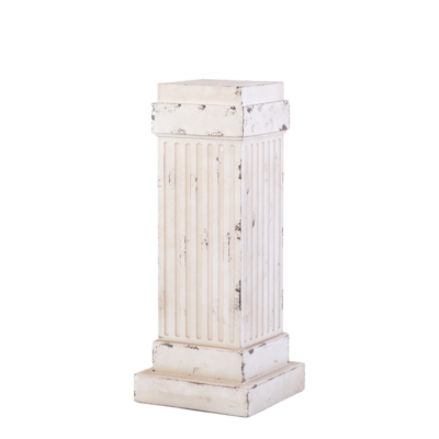 Pillar, Distressed White, 42.5" x 17"