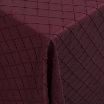 Pintuck Garnet Linen