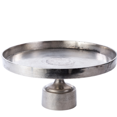 Polished Metal Tray, Round 22.75 ”