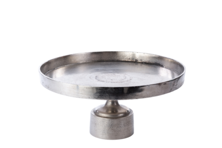 Polished Metal Tray, Round 22.75 ”