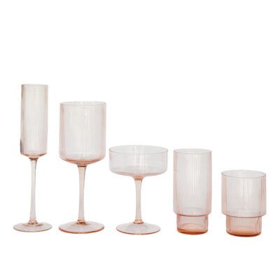 Prism Blush Glassware