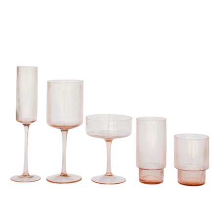 Prism Blush Glassware