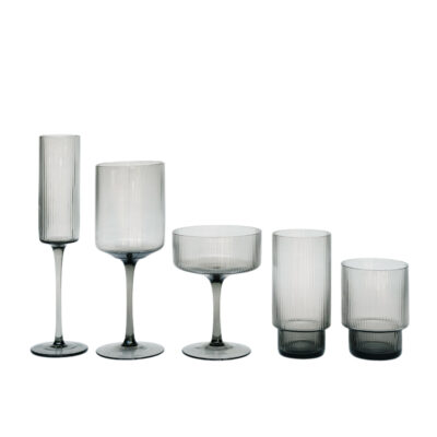 Prism Smoke Glassware