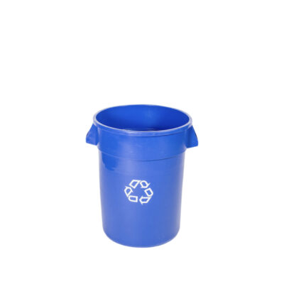 Recycle Container, Blue, 32 Gallon