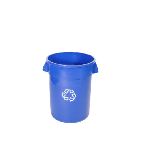 Recycle Container, Blue, 32 Gallon