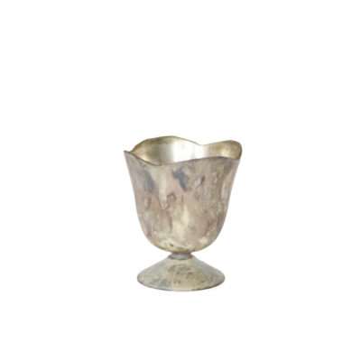 Sassi, Gold Scallop Votive