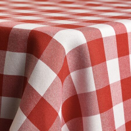 Standard Red/White Check Linen