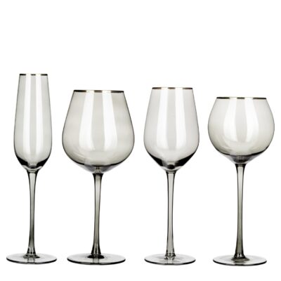 Sterling Smoke Glassware