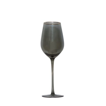 Sterling Smoke w/Gold, Wine, 14oz