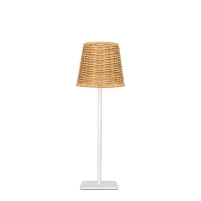 Table Lamp, Rattan