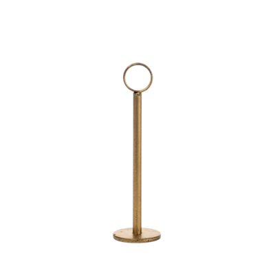 Table Number Holders, Gold, 8"