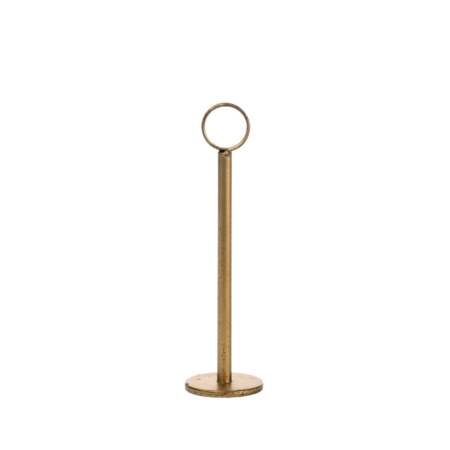 Table Number Holders, Gold, 8"