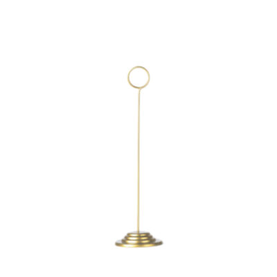 Table Number Holders, Gold, 12"
