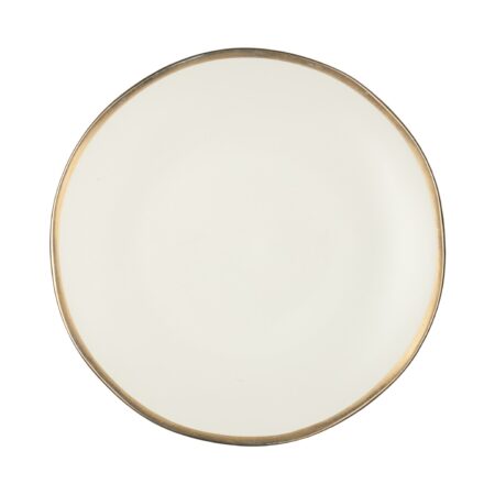 Terra Linen Gold Rim China