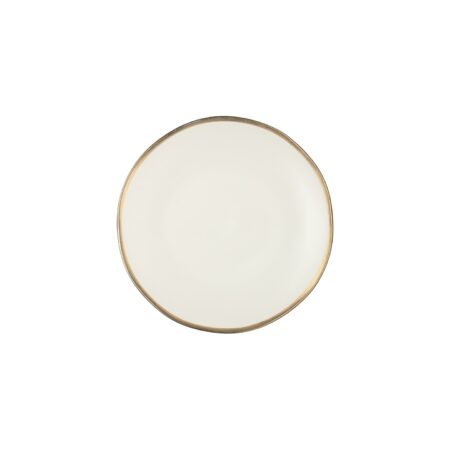 Terra Linen Gold Rim China - Image 4