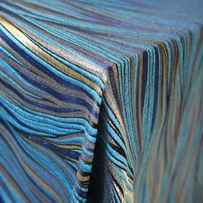 Wave Aqua Linen