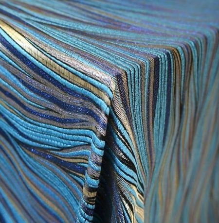 Wave Aqua Linen
