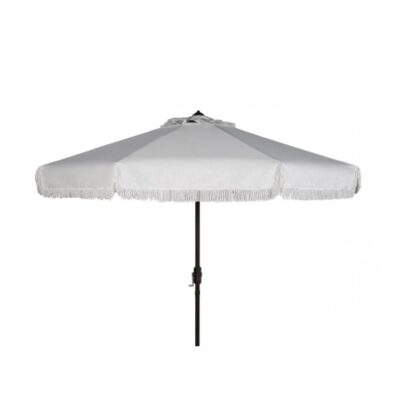 Umbrella, 9' White Fringe