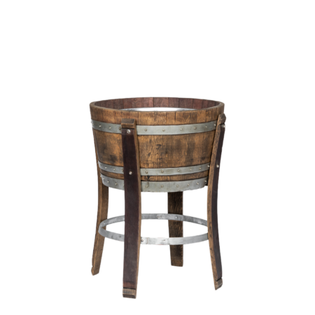 Wine Barrel Beverage Tub w/ Stand