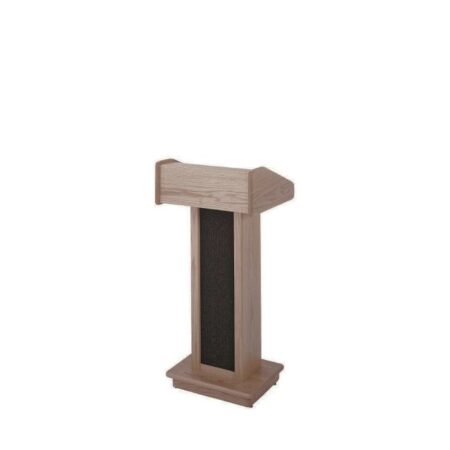 Wood Podium with Mic