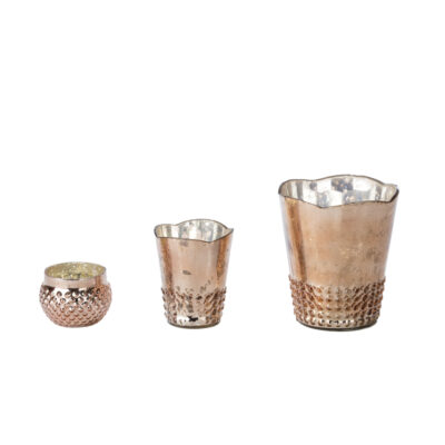 Array, Rose Gold Votives