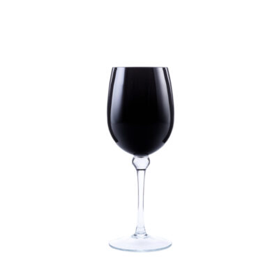 Wine Glass, Black, 16 oz (25 per rack)
