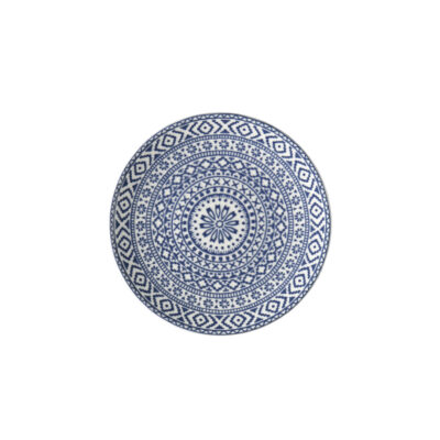Boho Blue Plate, 8"