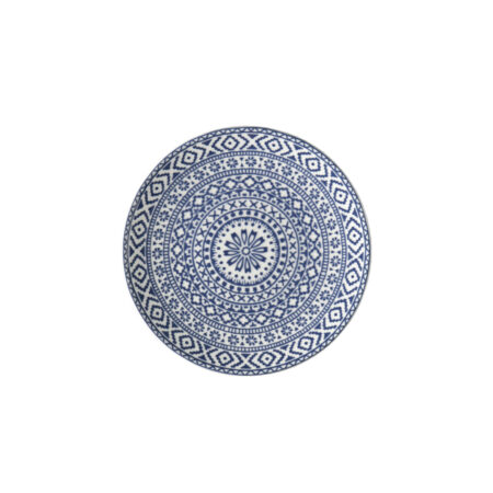 Boho Blue Plate, 8"