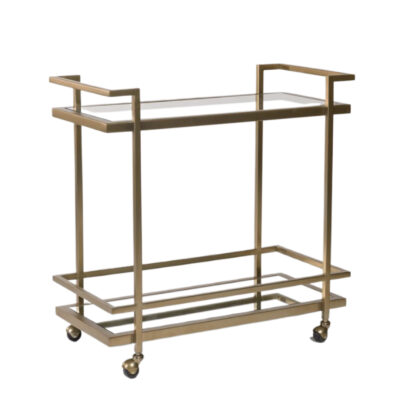 Brentwood Gold Bar Cart