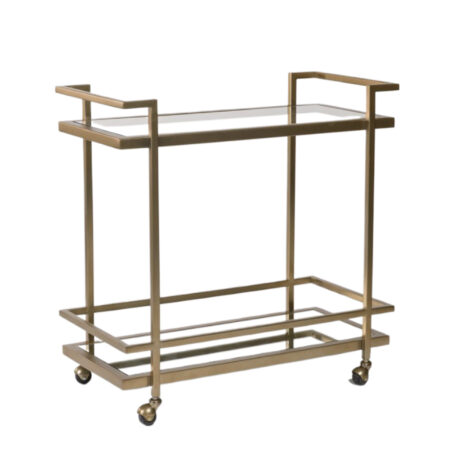 Brentwood Gold Bar Cart