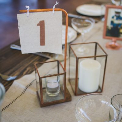 Copper, Rectangle Hurricanes/Votives - Image 5