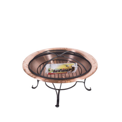 Copper Fire Pit, 30” Round (wood burning)
