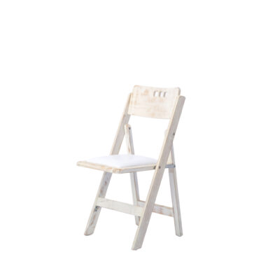 Distressed Wood, 3 Hole Chair