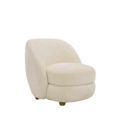 Frankie Accent Chair, Cream