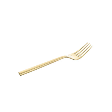 Serving Fork, Gala Gold, 10"