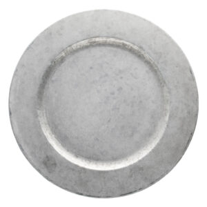 Galvanized Charger, Round