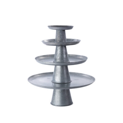 Galvanized Serving Stand