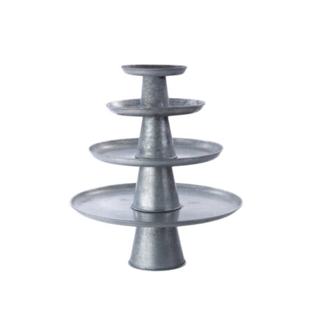 Galvanized Serving Stand