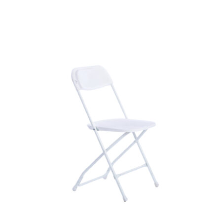 White Metal Folding Chair