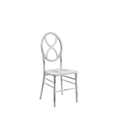 Mimi Chair, White Distressed