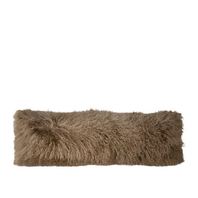 Mohair Mocha Lumbar Pillow