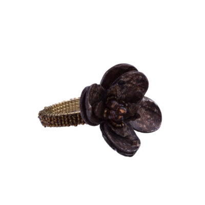 Napkin Ring, Chocolate Floral