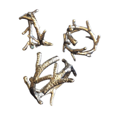 Napkin Ring, Silver Branch