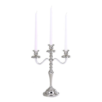 Candelabra, 3 Light, Silver