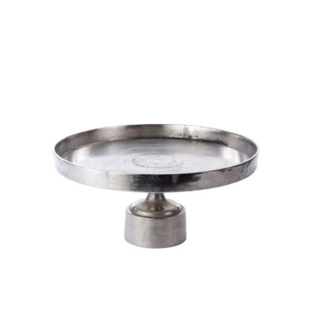 Polished Metal Tray, Round 22.75 ”