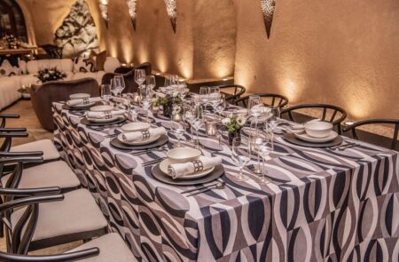 Specialty Mod Leaf Black Linen - Image 2