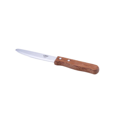 Wood Handle Steak Knife, Large