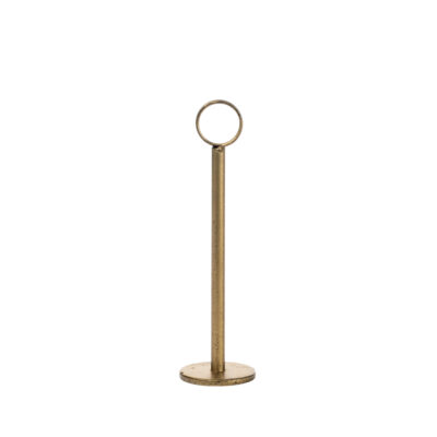 Table Number Holders, Gold, 8"