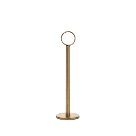 Table Number Holders, Gold, 8"