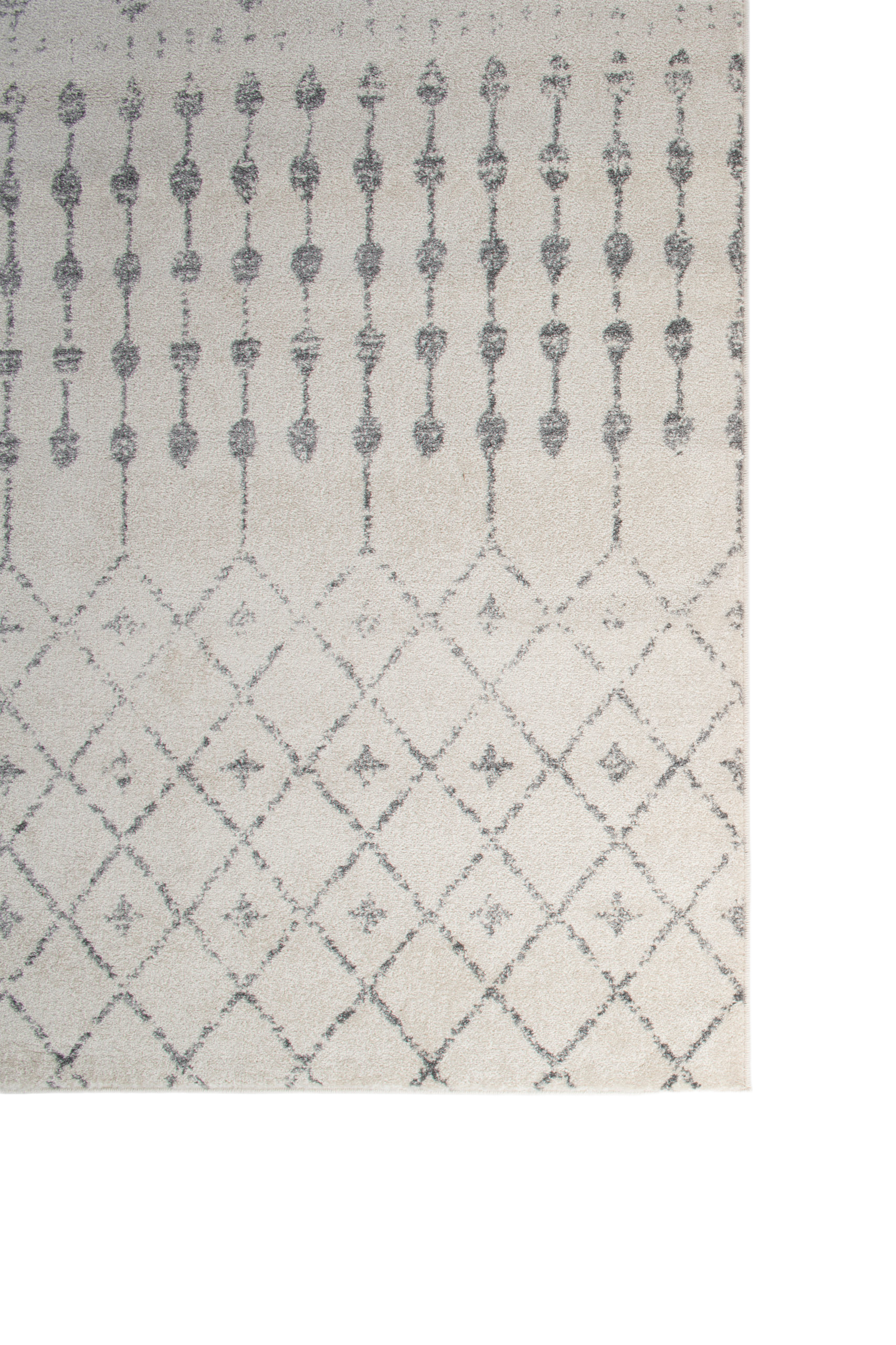 Area Rug, Trellis Cream & Grey